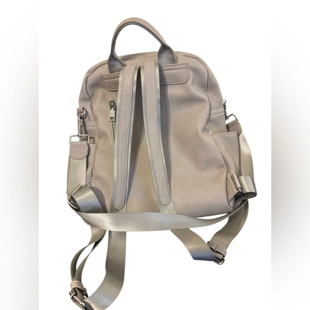 Everyday Convertible Backpack Tote in Light Beige